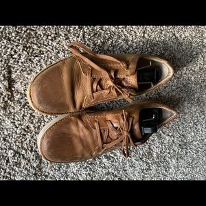 Mens Brown leather lace up